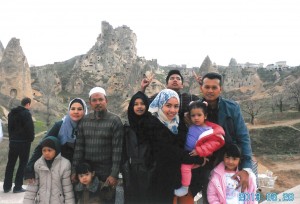 2013, di Turki bersama anak2 dn cucu2..