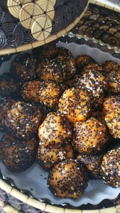 Kuih bom ready di makan..
