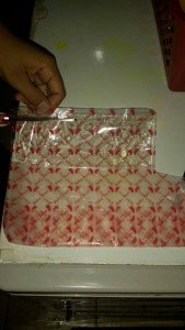 Kena gunting dulu..
