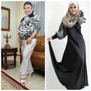 Badan ketika sy mengandung dan selepas amalkan diet dn permakanan sihat..