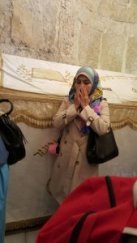 Di makam nabi Daud Sy mendoakan agar mesjid ni kembali kpd milik org Islam..