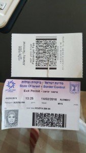 Ini ialah Visa masuk Palestin. tak guna passport.